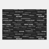 Feuille De Papier Cadeau Quartiers de New York (Devant 2)