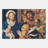 Feuille De Papier Cadeau Quentin Matsys - L'Adoration du Magi (Devant 2)