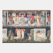 Feuille De Papier Cadeau Quête du Saint Graal, Vison des Trois Anges (Devant)