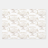 Feuille De Papier Cadeau Quinceanera (Devant 3)