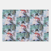 Feuille De Papier Cadeau Raccoons et faune (Devant)