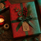 Feuille De Papier Cadeau Racines de Flamme