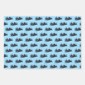 Feuille De Papier Cadeau Rafting de la rivière White Water (Devant 2)