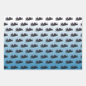 Feuille De Papier Cadeau Rafting de la rivière White Water (Devant)