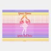 Feuille De Papier Cadeau Rainbow girlfriend (Devant)