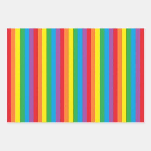 Feuille De Papier Cadeau "Rainbow Pride"  (Devant)