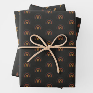 Feuille De Papier Cadeau Rainbow Weather Wrapping Paper 
