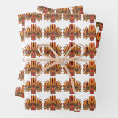 Feuille De Papier Cadeau Raksha Mask (En situation)