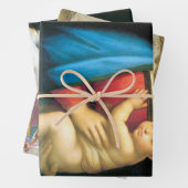 Feuille De Papier Cadeau Raphael (En situation)