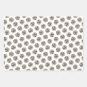 Feuille De Papier Cadeau Rat Terrier Peinture Tri Couleur Original Chien Ar (Devant 2)