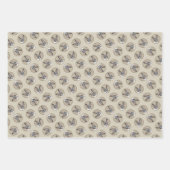 Feuille De Papier Cadeau Rat Terrier Peinture Tri Couleur Original Chien Ar (Devant)