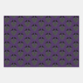 Feuille De Papier Cadeau Ravens gothiques et Black Heart Custom (Devant)