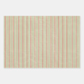 Feuille De Papier Cadeau Rayures (Devant 3)