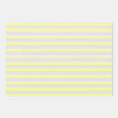 Feuille De Papier Cadeau Rayures de vanille fraise (Devant 3)