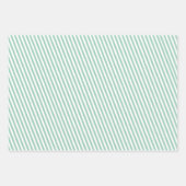 Feuille De Papier Cadeau Rayures pastel pour toutes occasions (Devant 3)