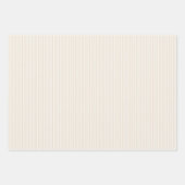 Feuille De Papier Cadeau Rayures Simples - Lin Souple (Devant 3)