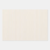 Feuille De Papier Cadeau Rayures Simples - Lin Souple (Devant 2)