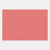 Feuille De Papier Cadeau Rayures Vichy Classiques Points Noirs Blancs (Devant 3)