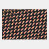 Feuille De Papier Cadeau Red | Black Go Kart Racing Anniversaire (Devant 2)