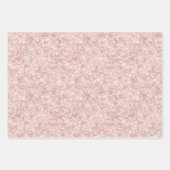 Feuille De Papier Cadeau Red Blush Pink Sparkle Glitter Christmas (Devant 3)