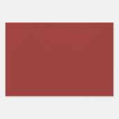 Feuille De Papier Cadeau Red Gold Mandala Monogram Mariage indien (Devant 3)