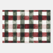 Feuille De Papier Cadeau Red Green Camo Birthday (Devant 3)