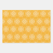 Feuille De Papier Cadeau Red Green Gold moderne Noël Star Ornament Cadeau (Devant 3)