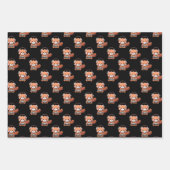 Feuille De Papier Cadeau Red Panda Gamer (Devant 2)