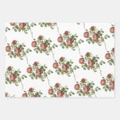 Feuille De Papier Cadeau Red Rose Pattern (Devant 2)