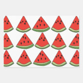 Feuille De Papier Cadeau Red Watermelon Slices  (Devant 2)