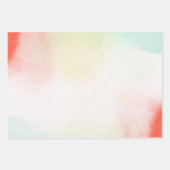 Feuille De Papier Cadeau Red Yellow Blush Tie (Devant)