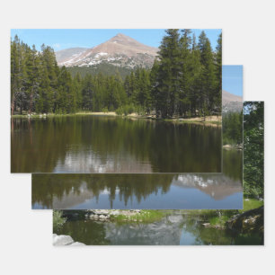 Feuille De Papier Cadeau Reflet du lac de Yosemite