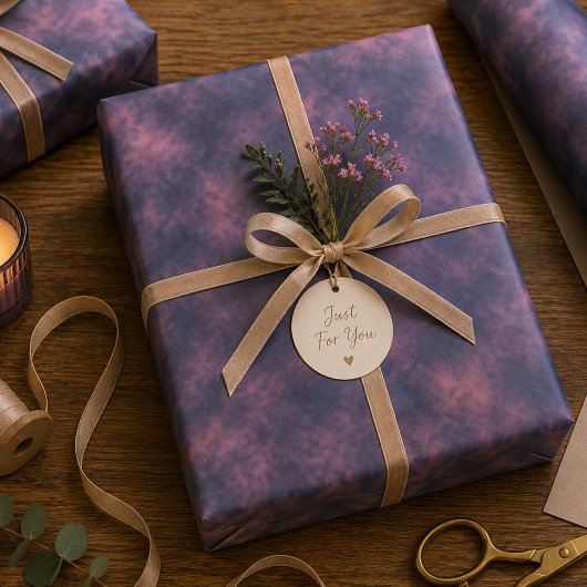 Feuille De Papier Cadeau Reflets de retombées de cendres