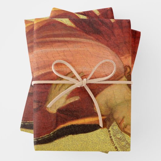 Feuille De Papier Cadeau Renaissance Angel by Master of the Bambino Vispo (En situation)