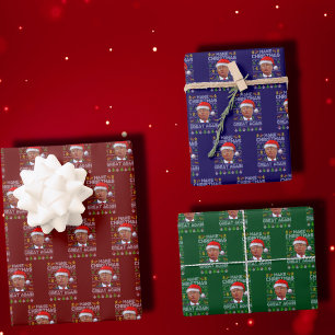 Feuille De Papier Cadeau Rendre Noël super à nouveau Noël Noël Noël drôle T