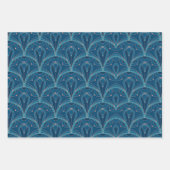 Feuille De Papier Cadeau Repeating geometric Art Deco pattern (Devant 3)