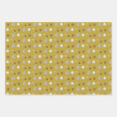 Feuille De Papier Cadeau répétition à motif de marguerite (Devant 2)