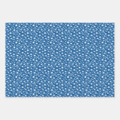 Feuille De Papier Cadeau Réseau neuronal Conception Abstraite Fractée (Devant 3)