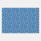 Feuille De Papier Cadeau Réseau neuronal Conception Abstraite Fractée (Devant)