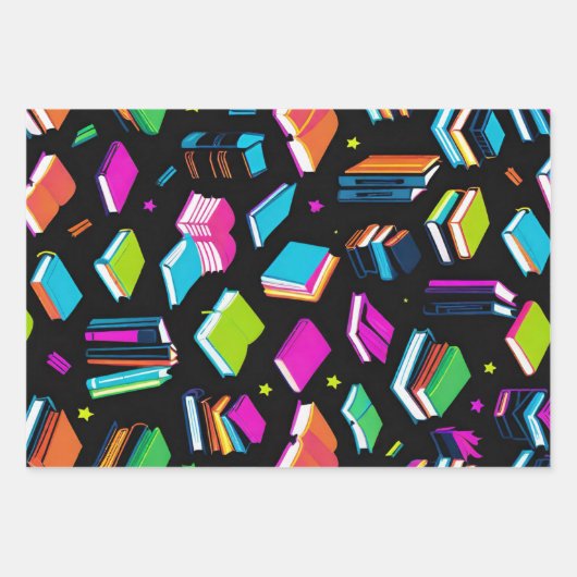 Feuille De Papier Cadeau Réservation Colorée (Devant)