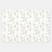 Feuille De Papier Cadeau Ressort d'aquarelle de la maison d'oiseaux (Devant 2)