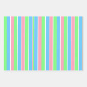 Feuille De Papier Cadeau Ressort Pastel Grandes (Devant)