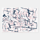 Feuille De Papier Cadeau Réteo moderne (Devant)