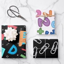 Retour à l'école mathématique et numéros ensemble