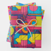 Feuille De Papier Cadeau rétro (En situation)