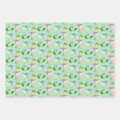 Feuille De Papier Cadeau Retro Caravan Camping Cute P (Devant 3)