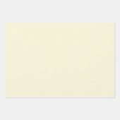 Feuille De Papier Cadeau Retro Gingham Butter Yellow (Devant 3)