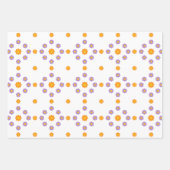 Feuille De Papier Cadeau Retro Indulgence florale (Devant 2)