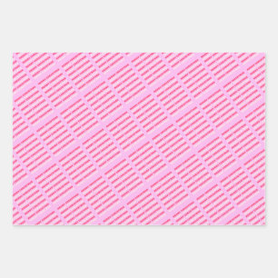 Feuille De Papier Cadeau Retro Joyeux Noël rose Décor de vacances Preppy