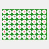 Feuille De Papier Cadeau Retro Mid Century Christmas Starburst Holiday (Devant 3)
